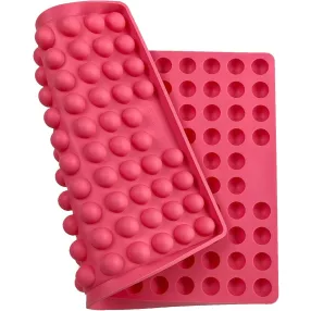   000105 Collory szilikon sütőforma - Nagy 2 cm félgömb - rózsaszín