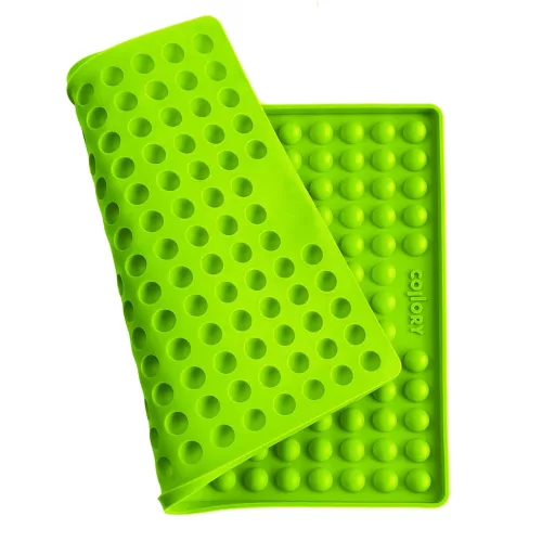 000119 Collory szilikon sütőforma - Medium 1,5 cm félgömb - zöld