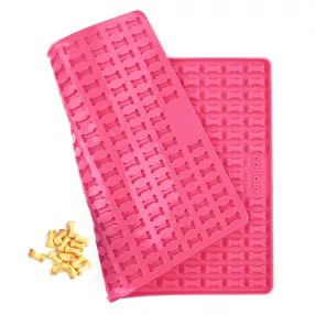   000880 Collory szilikon sütőforma - Mini 2 cm csont alakú formával - rózsaszín
