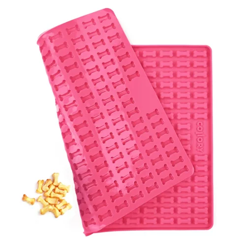 000880 Collory szilikon sütőforma - Mini 2 cm csont alakú formával - rózsaszín