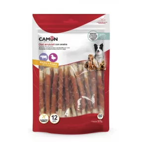   AB230/A Ropira csavart kacsahúsos jutalomfalat 12 cm 50 darabos 575 gramm