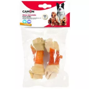   AB251 Jutalomfalat fonott bőrcsont baromfival 11 cm 70 gramm/2 db/csomag