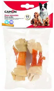 AB251 Jutalomfalat fonott bőrcsont baromfival 11 cm 70 gramm/2 db/csomag
