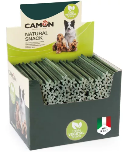 AB505 CamonStick M 24 cm 120 gramm zöld-növényi jutalomfalat 40 darabos display