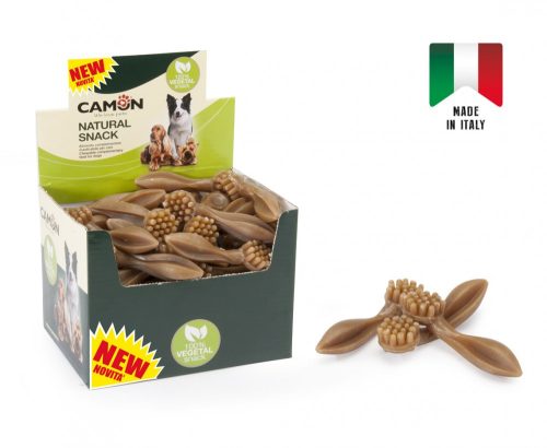 AB527 NEW Camon jutalomfalat fogkefe 11 cm 37 gramm-natur 80 darabos display