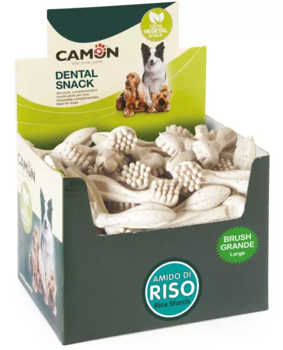 AB622 Natur snack fogkefe rizskeményítős nagy 40 darabos display