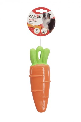 AD0442 TPE játék sípoló sárgarépa 18 cm