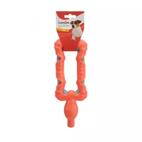 AD0458 Kutyajáték kacsa   TPR és kötél 29,9*9,5 cm