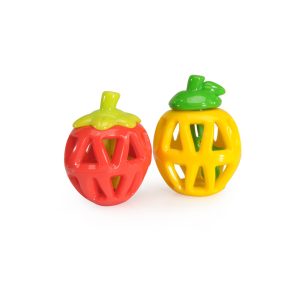 AD0511 Jutalomfalat rejtő TPR játék eper-alma kb 13 cm