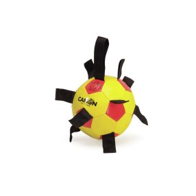   AD0535 PU bőrből készült focilabda méret 5 (21 cm) sárga-piros