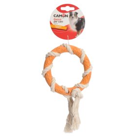 AD0724 Gumigyűrű (TPR) fonott kötéllel kb 12 cm