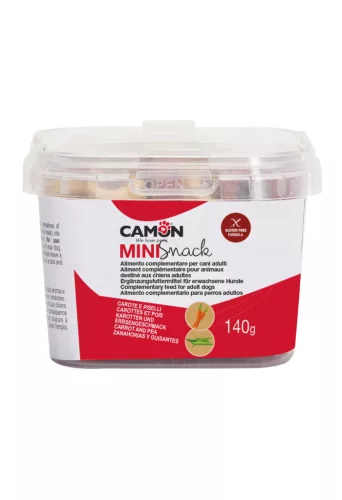 AE062/A Snack Box Gocciole  gluténmentes sárgarépa és borsó ízesítéssel 140 gramm