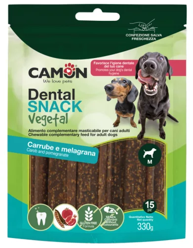 AE308/B DentyVegs M szentjánoskenyér, gránátalma ízzel 330 gramm