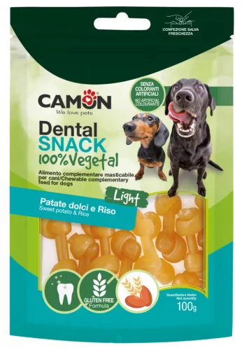 AE332 DENTAL SNACK csomózott csont rizs édesburgonya 100 gramm