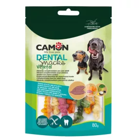   AE367 Dental snack rágható kötél alakú műcsont vegyes ízekben gluténmentes 80 gramm