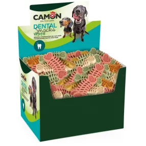   AE370 Halszálkás vegetal dental rágósnack kókusz olajos, epres, almás, papayás, és banános,  édesburgonya, borsó és rozsliszttel 8 cm/30 gramm 100 darabos display