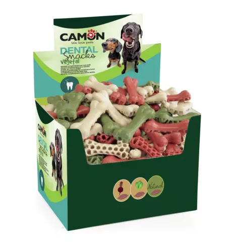 AE372  Fogászati HEXABONE VEGAN-M-8.5cm/28gramm 80 darabos display
