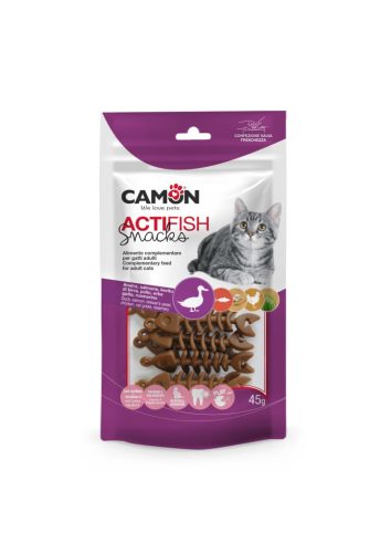 AF400 Actifish - snack kacsával, lazaccal és csirkével macskáknak 45g