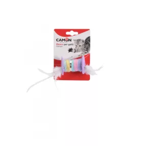 AG0106 Cicajáték tollas cséve 5 cm