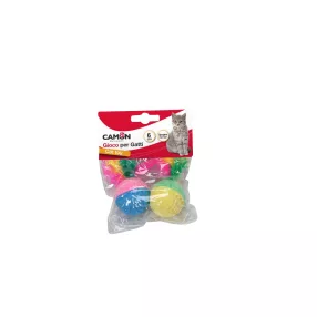 AG012/E Sponge  színes tollas szivacslabda 4 cm 2 db/csomag
