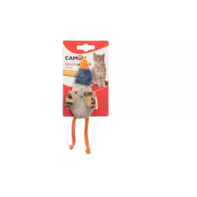 AG0373 Poliészter kacsás játék cicáknak 10cm