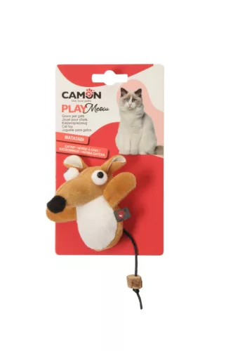 AG0400 PLAY Meow Színes egérkék poliészter macskajáték matibival és mentával 12 cm