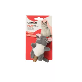   AG0401 PLAY Meow Színes állatfigurás poliészter macskajáték matibival és mentával 12 cm