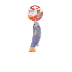   AG091 Macskajáték - poliészter szardínia macskamentával 21 cm