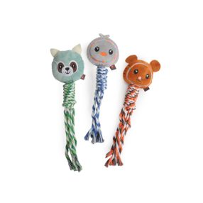 AH042 Sípoló poliészter-köteles játék 30 cm