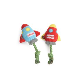 AH044 Sípoló plüss köteles játék rakéta 20 cm