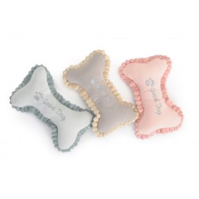 AH4004 Szövetjáték színes csontok 19 cm sípolós