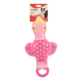   AH4161 Poliészter játék TPR fogtisztító gyűrűvel kacsa 38 cm