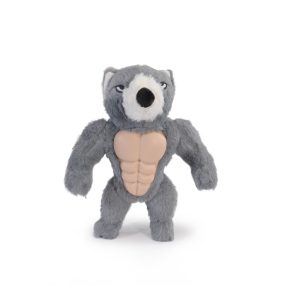 AH4167 Plüss-TPR sípoló medve kb 30 cm