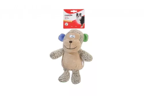 AH419 Maci, cica, majom poliészter játékok sípolós kb 30 cm