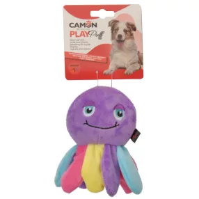  AH4233 PLAY Puff Színes sípoló poliészter medúza játék 14 cm