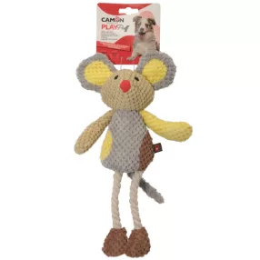   AH4236 PLAY Puff Színes sípoló, zörgős poliészter állatfigurás játék 34 cm