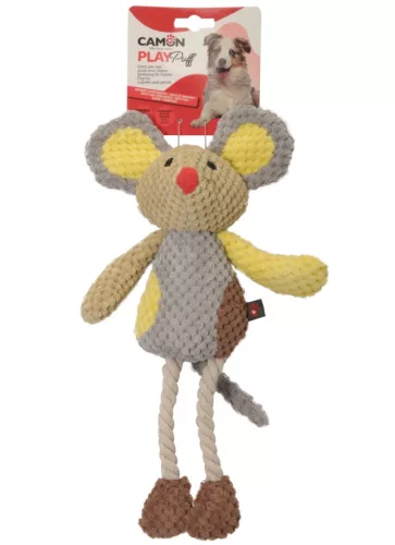 AH4236 PLAY Puff Színes sípoló, zörgős poliészter állatfigurás játék 34 cm
