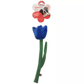 AH4237 FLOWER Pet Színes sípoló, zörgős poliészter virágformák játék vegyesen 38 cm