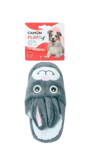 AH4238 PLAY Puff Színes sípoló poliészter papucs 22 cm