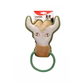   AH425 Köteles, sípoló poliészter játékok Bone 26 cm - Bull 29 cm  Duck 34 cm