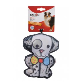 AH440/B Nyomtatott mintás poliészter kiskutya 19 cm