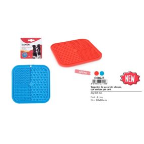 C002/B Dog Lick Mat Szilikonos nyalogatós 20*20 cm B