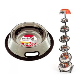 C042/B Széles alsó peremes rozsdamentes tál 500 ml