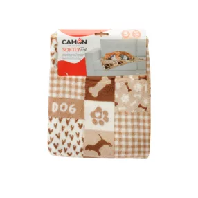 C0909/2 Super Soft patcwork mintás takaró 75x100 cm