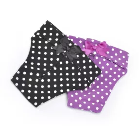 C206/B Strech bugyi lila-pöttyös méret 1