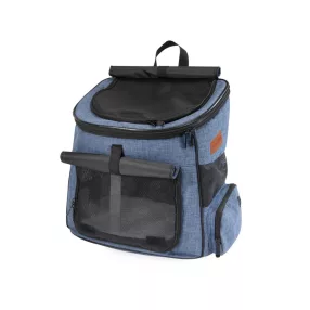 CA649/B Kisállat hordozó hátizsák kék 38*25*35 cm
