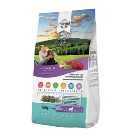   CB025/060 AEQUILIBRIAVET DOG MINI cavallo -ló 6kg Monoproteines Diétás teljes értékű táp táplálék intolerancia csökkentésére. Fehérjeforrás – lóhús.