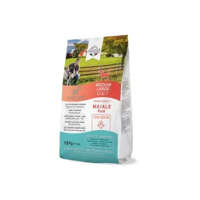   CB033/015 AEQUILIBRIAVET DOG MEDIUM MAIALE - sertés 1,5KG Monoproteines Diétás teljes értékű táp táplálék intolerancia csökkentésére. Fehérjeforrás - sertéshús. 