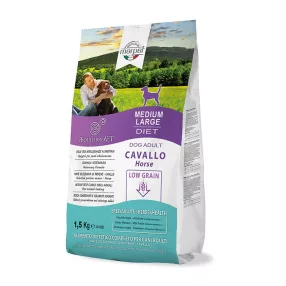   CB035/015 AEQUILIBRIAVET DOG MEDIUM CAVALLO -ló 1,5kg Monoproteines Diétás teljes értékű táp táplálék intolerancia csökkentésére. Fehérjeforrás - lóhús. 
