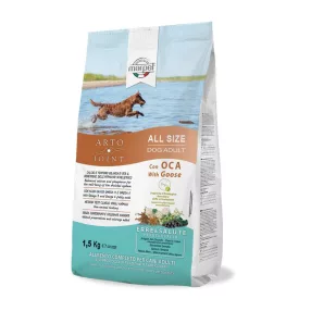   CB16/015 ARTOJOINT All size 1,5kg- A fiziológiás ízületi funkció támogatására szolgáló teljesértékű eledel LIBAHÚSSAL mint egyetlen fehérjeforrással.